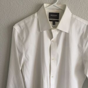 Bonobos Button Down Wrinkle Free Dress Shirt 16 35